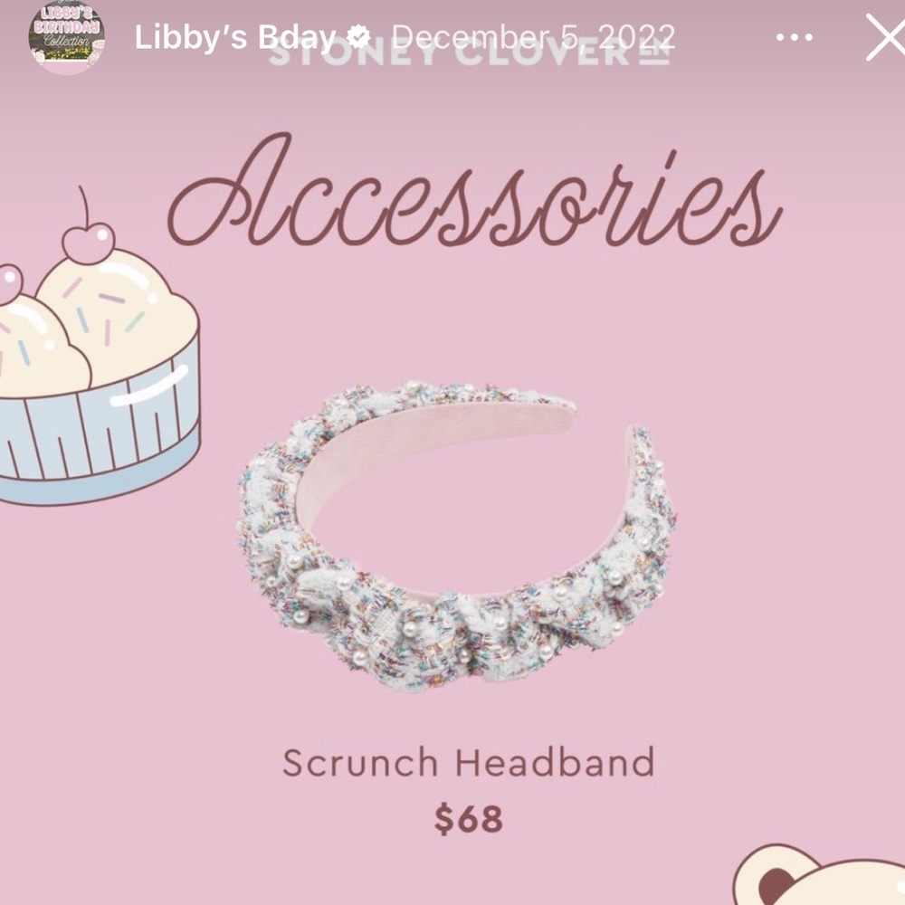 Stoney Clover Lane Scrunch Headband